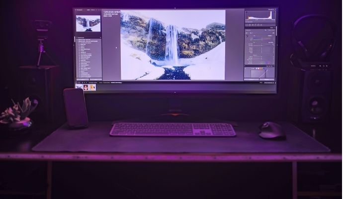 How To Connect Ps4 Monitor Without, Led Desktop Computer Setup Connection
