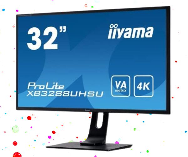 iiyama 4K Monitor Display XB3288UHSU-B1