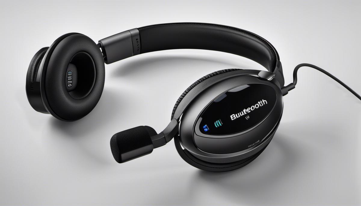 Image of a pair of Bluetooth headphones